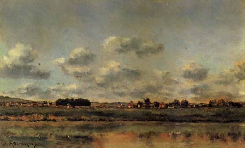 Charles Francois Daubigny The Banks of the Oise oil painting picture